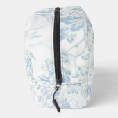 Light Blue Vintag Floral Gemustert Elegante Hübsch Waschbeutel (Rechts)