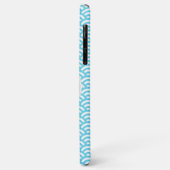 Light Blue Wave Individuelle Name Case-Mate iPhone Hülle (Hinten/Links)
