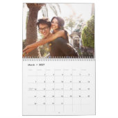Light Blue Wedding Foto Calendar Kalender (Mär 2027)