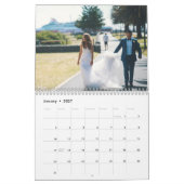 Light Blue Wedding Foto Calendar Kalender (Jan 2027)