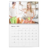 Light Blue Wedding Foto Calendar Kalender (Feb 2027)