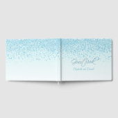 Light Blue Wedding Guest Book Gästebuch (Voll)