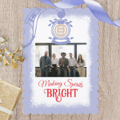 Light Blue, White Company Logo Weihnachten Foto