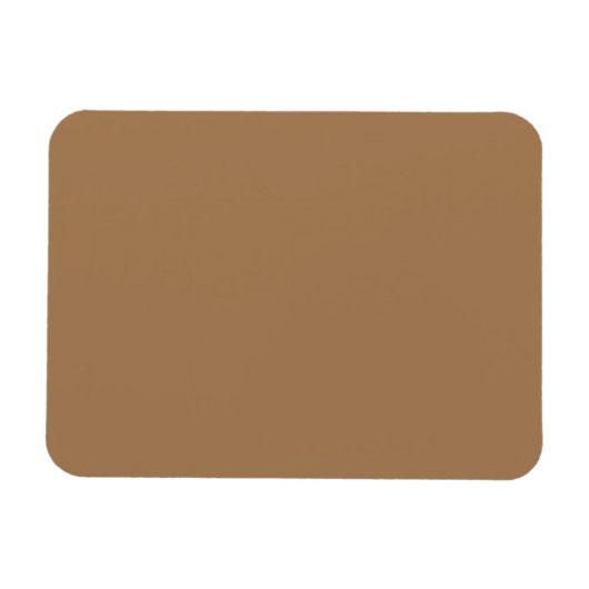 Light Brown #A57C55, Gray Olive Magnet (Horizontal)