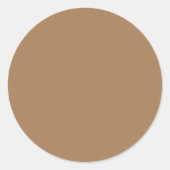 Light Brown #A57C55, Gray Olive Sticker (Vorderseite)