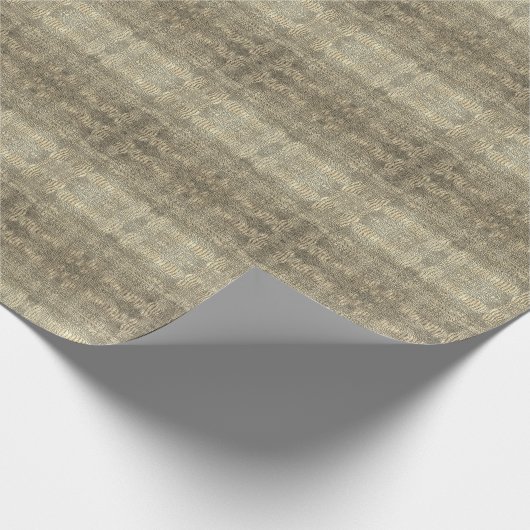 Light Brown Alligator Leather Geschenkpapier (Ecke)