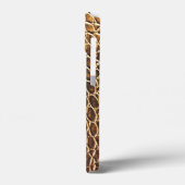 Light Brown Alligator Skin Print Case-Mate iPhone Hülle (Rückseite / Links)