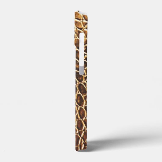 Light Brown Alligator Skin Print Case-Mate iPhone Hülle (Rückseite / Links)