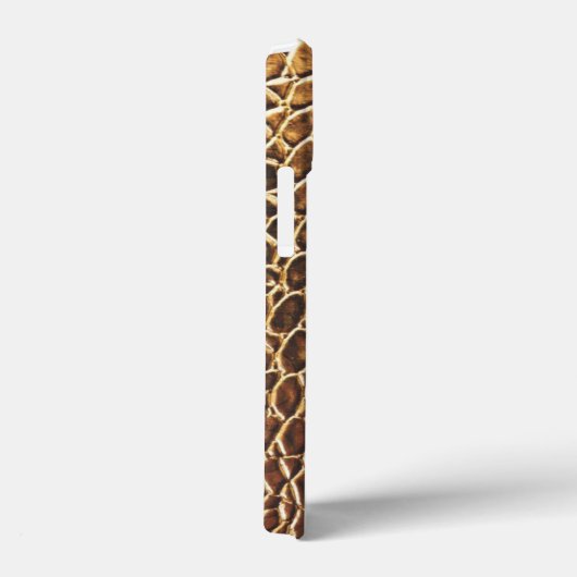 Light Brown Alligator Skin Print Case-Mate iPhone Hülle (Rückseite / Rechts)