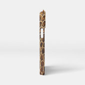 Light Brown Alligator Skin Print iPhone Hülle (Rechte Seite)