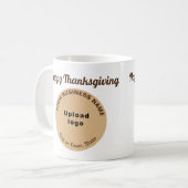 Light Brown Business Brand | Erntedank | Mug Kaffeetasse (Vorderseite Links)