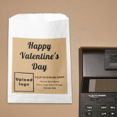 Light Brown Business Brand; Valentine; Papiertüte Geschenktütchen