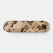 Light Brown Camouflage; Camouflage Skateboard (Horizontal)