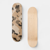 Light Brown Camouflage; Camouflage Skateboard (Vorderseite)