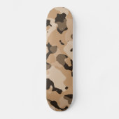 Light Brown Camouflage; Camouflage Skateboard (Vorderseite)