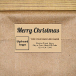 Light Brown Christmas Business Rectangle Sticker<br><div class="desc">Frohe Weihnachten! Einer der bekanntesten Feiertage des Jahres. Es ist auch eine der besten Jahreszeiten für Werbung für Ihr Unternehmen. Rectangle Form Aufkleber mit Fröhlichen Weihnachtsgrüßen, Ihrem Firmennamen und anderen Informationen über Ihr Unternehmen. Sie können es als Zubehör für Ihr Produktverpackungsmaterial verwenden, um Ihren Produktnamen zu fördern. Sie können es...</div>