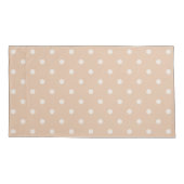 Light Brown Circles PatternPair Of Pillowcases Kissenbezug (Rückseite-Links)