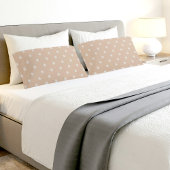 Light Brown Circles PatternPair Of Pillowcases Kissenbezug