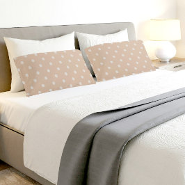 Light Brown Circles PatternPair Of Pillowcases Kissenbezug