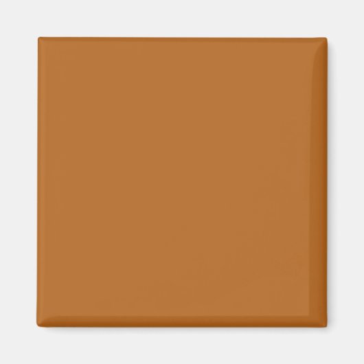 Light Brown Geschenk Solid Color Magnet (Vorne)