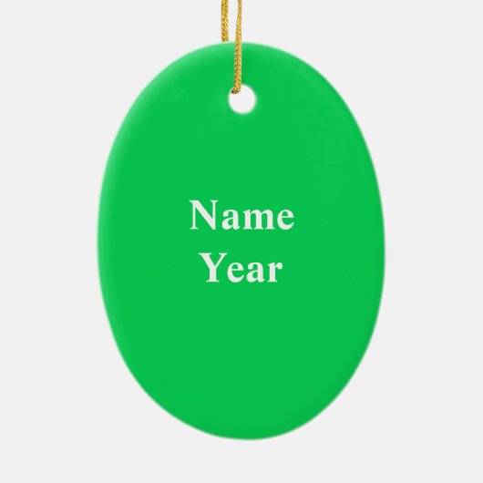 Light Brown Hair Male Keramik Ornament (Hinten)