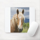 Light Brown Horse Mousepad (Mit Mouse)