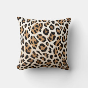 Light Brown Leopard Print Kissen