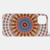 Light Brown Mandala Wheel Case-Mate iPhone Hülle (Rückseite (Horizontal))
