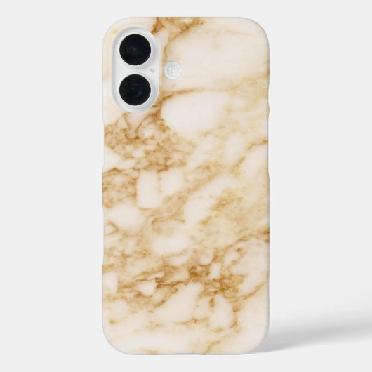 Light Brown Marble Case-Mate iPhone Hülle (Rückseite)