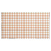 Light Brown Plaid Pattern Pillowcase Kissenbezug (Vorderseite)
