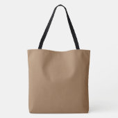 Light Brown Town Bag Jesus ist mein Lord Custom Te Tasche (Rückseite)
