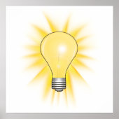 Light Bulb Bright Idee Poster (Vorne)