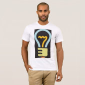 Light Bulb Icon Mens T - Shirt (Vorne ganz)