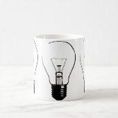 Light Bulb Lightbulb Grafischer Funny Mug Kaffeetasse (Mittel)
