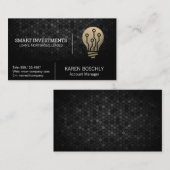 Light Bulle Tech-Logo Visitenkarte (Vorne/Hinten)