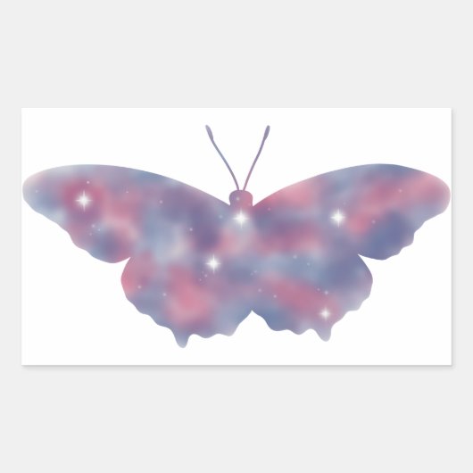 Light Butterfly Starscape Sticker (Vorderseite)