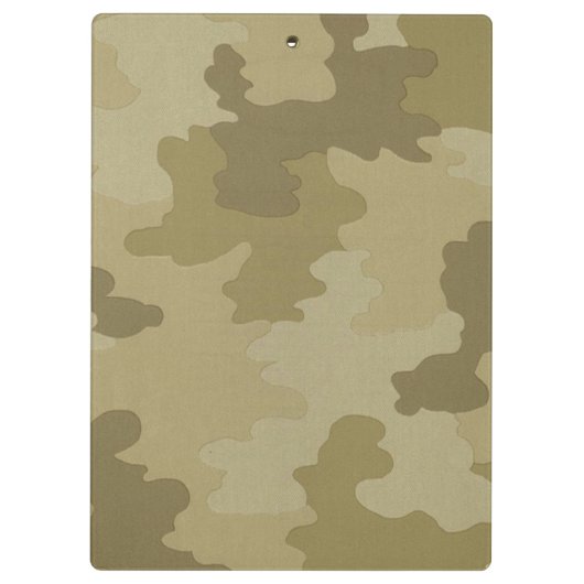 Light Camouflage Clipboard Klemmbrett (Rückseite)