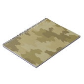 Light Camouflage Spirale Notebook Notizblock (Linke Seite)