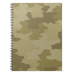 Light Camouflage Spirale Notebook Notizblock