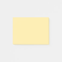 Light Canary Simple 4 Zoll x 3 Zoll Post-it Klebezettel