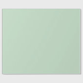Light Celadon Green Geschenkpapier (Flach)