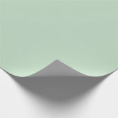 Light Celadon Green Geschenkpapier (Ecke)