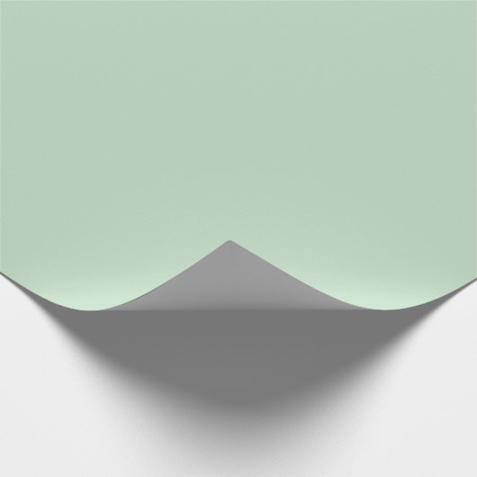 Light Celadon Green Geschenkpapier (Ecke)