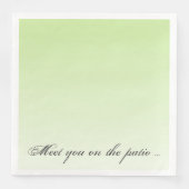 Light Celery Green Patio Serviette (Vorderseite)