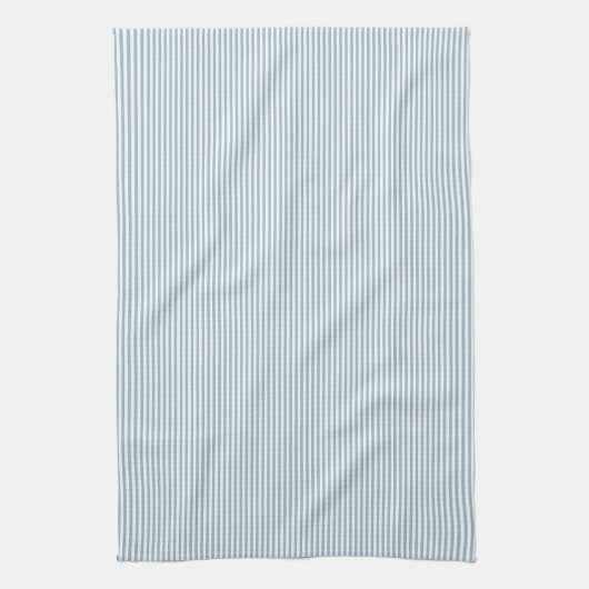 Light Chambray Blue Stripe Bauernhof Geschirrtuch (Vertikal)