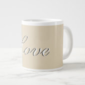Light Chocolate Liebe Tasse (Vorderseite Rechts)