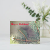 Light Christmas Gruß Postkarte (Stehend Vorderseite)