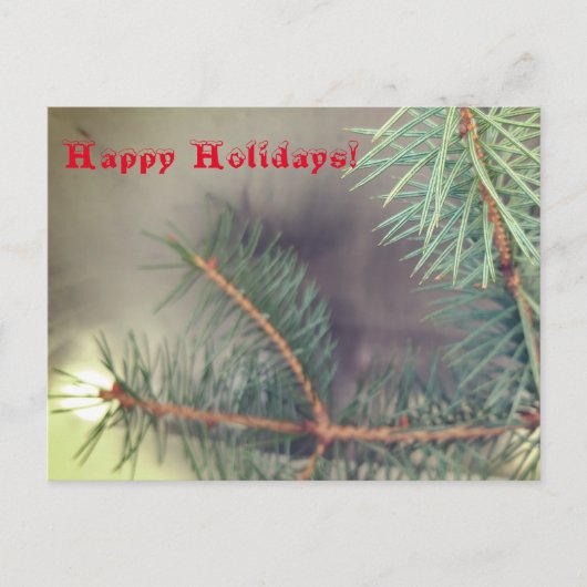 Light Christmas Gruß Postkarte (Vorderseite)