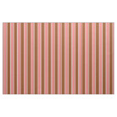 Light Coral, Brown und Light Cyan Pattern Stoff (Fat Quarter (45,7 x 55,9 cm))