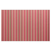 Light Coral, Crimson & Dark Green Lined Pattern Stoff (Fat Quarter (45,7 x 55,9 cm))